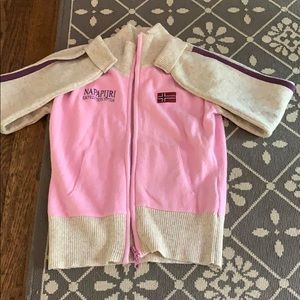 women’s size small napapijri full zip ski sweater